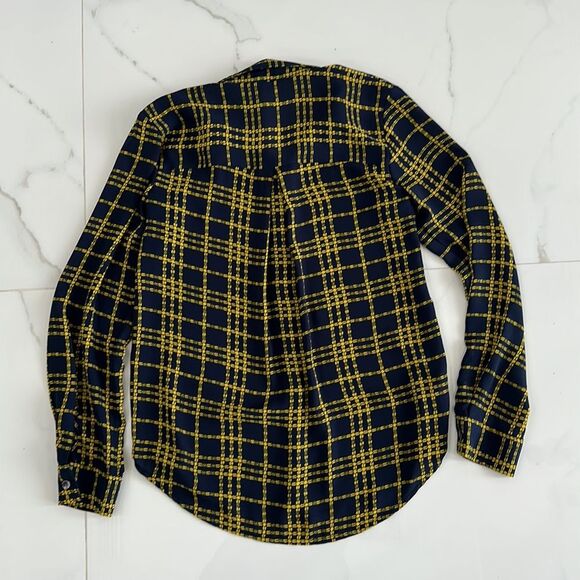 Ann Taylor Petite Button Down Long sleeve Top Sz XXSP - Picture 9 of 12